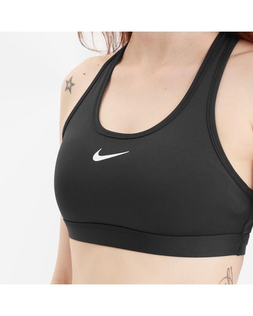 Nike Black Swoosh Sports Bra