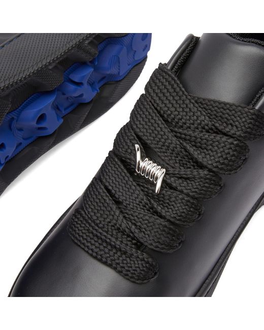 Burberry Black Ekd Embossed Sneakers for men