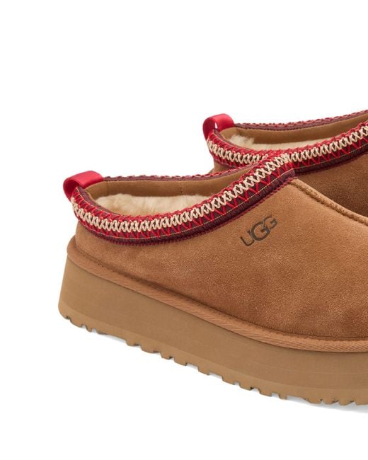 Ugg Brown Tazz Ii Slip On Platform Shoe