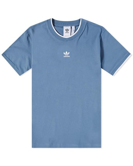 Adidas Blue Rekive Essential T-shirt for men
