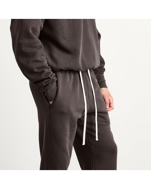 Les Tien Gray Heavyweight Classic Pant for men