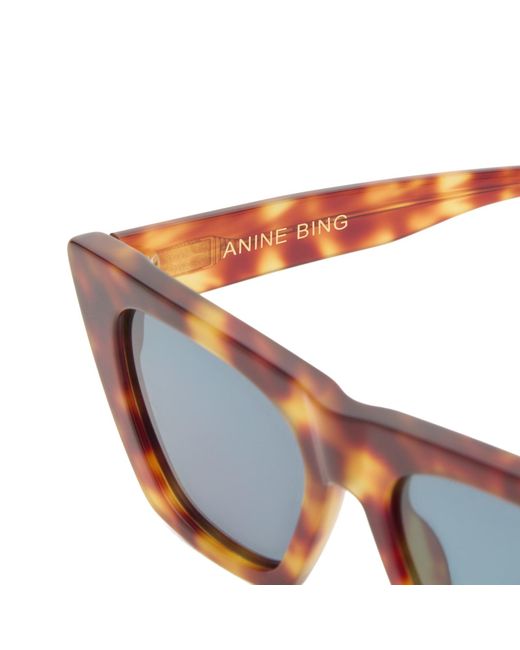 Anine Bing Blue Paris Sunglasses
