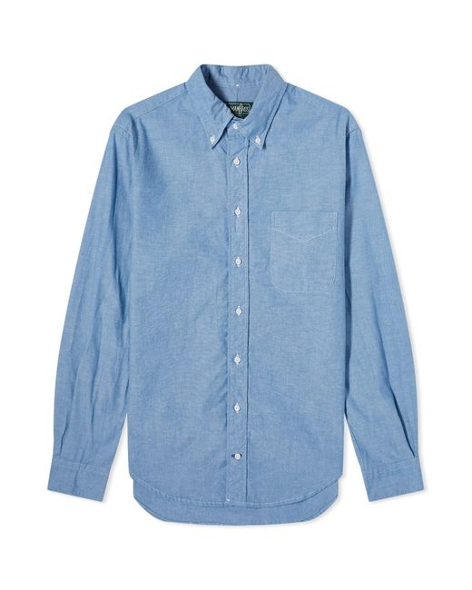 Gitman Brothers Vintage Blue Button Down Chambray Shirt for men