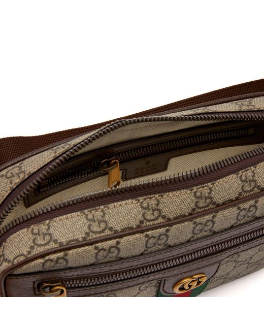 Gucci Brown Ophidia Gg Monogram Waist Bag for men