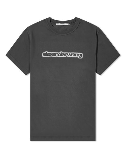 Alexander Wang Black Halo Glow Graphic T-Shirt