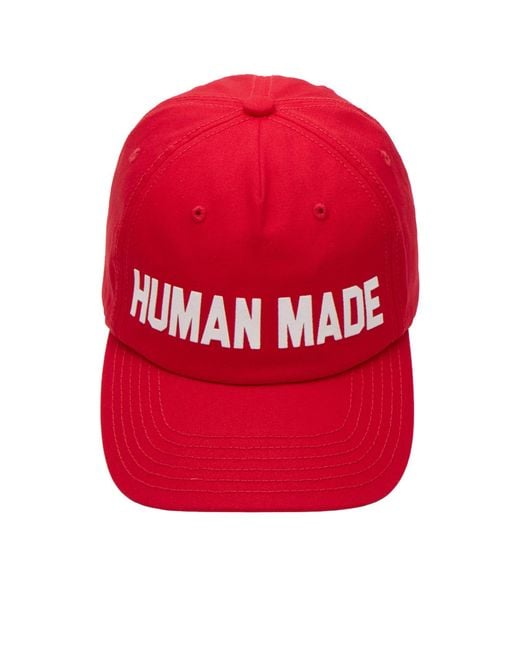 Human Made Red Logo 5 Panel Cap for men