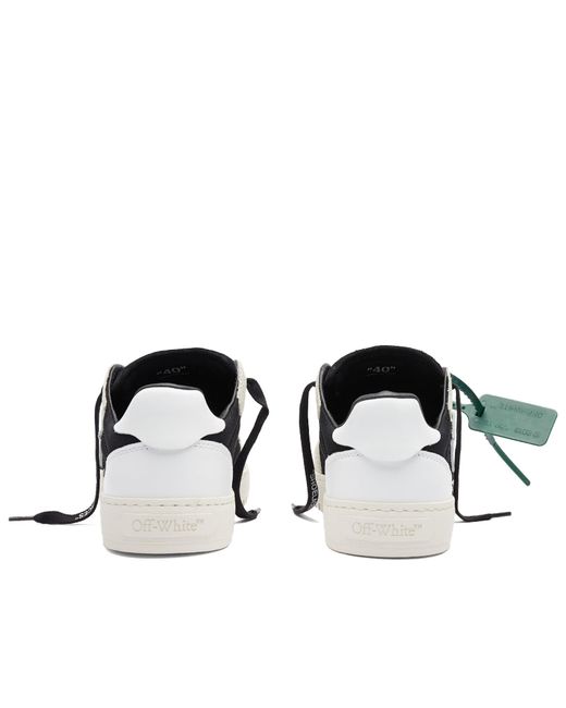 Off-White c/o Virgil Abloh Black Off- 5.0 Off Court Suede/Canvas Sneakers