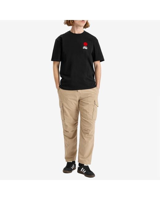 Edwin Black Sun T-Shirt for men