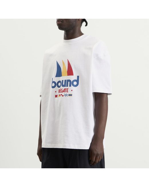 BOUND White Regate T-Shirt for men