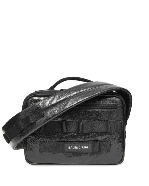 Balenciaga Army Small Messenger Bag in Black for Men Lyst