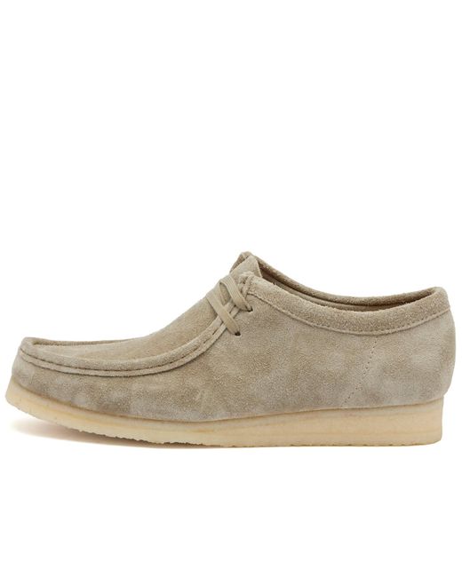 Clarks Natural Wallabee Pale Suede for men
