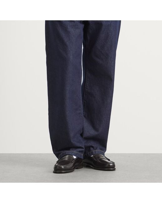 G.H.BASS Black Larson Penny Loafer for men