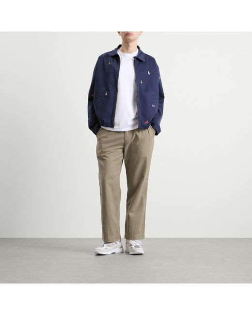 Polo Ralph Lauren Blue Flag Windbreaker Jacket for men