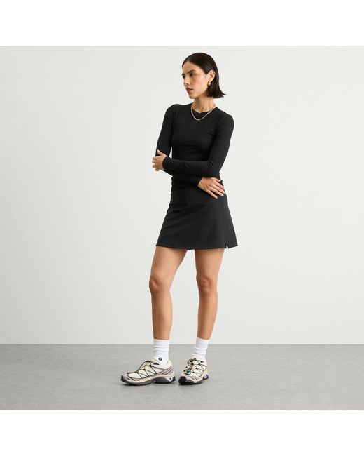 Tala Black 365 Long Sleeve Long Line T-Shirt