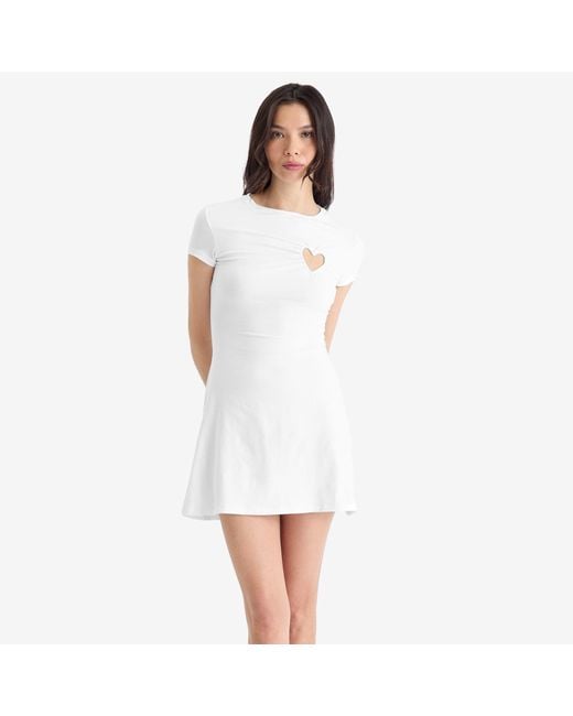 Skims Heart Dress in White | Lyst Canada