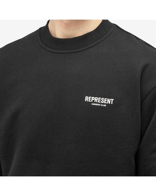 Represent Black Owners Club Sweatshirt for men