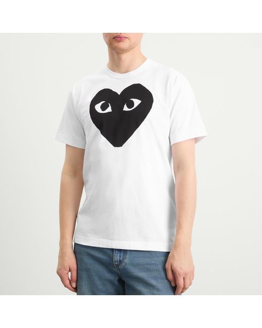 COMME DES GARÇONS PLAY Black Heart Logo T-Shirt for men