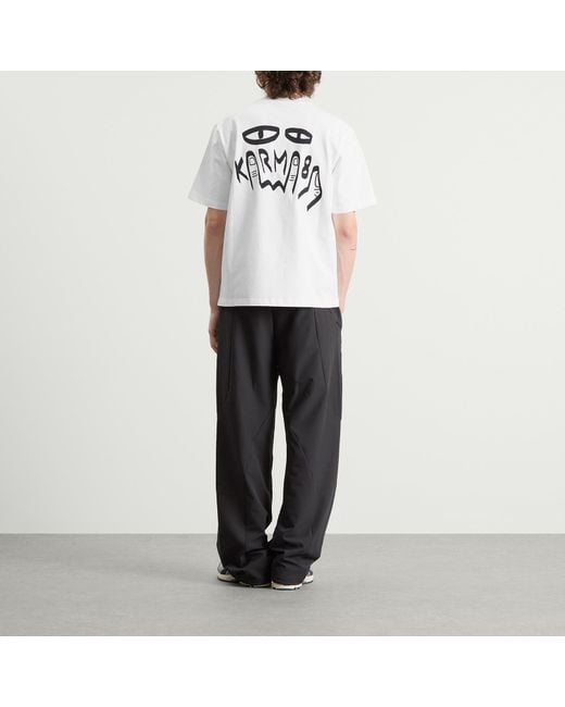 KARMA8A White The Real T-Shirt for men