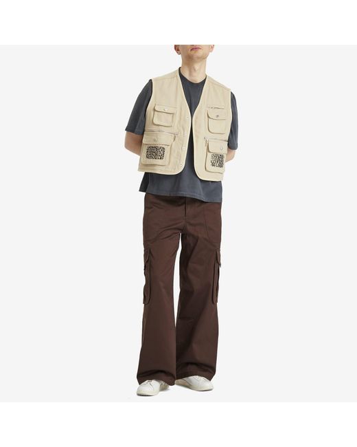 KENZO Natural Workwear Gilet for men