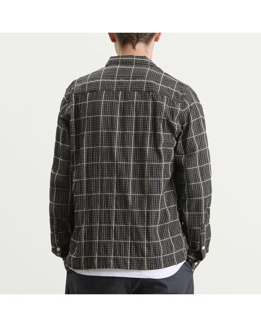 Folk Black Patch Shirt for men