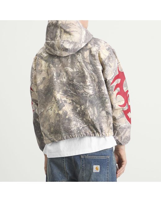 Pleasures Multicolor Hunt Canvas Hoodie for men