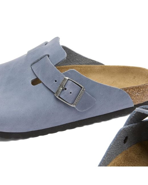 Birkenstock Blue Boston Clog for men