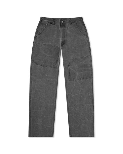 Acne Studios Palma Patch Canvas Work Pants in Grey for Men Lyst UK