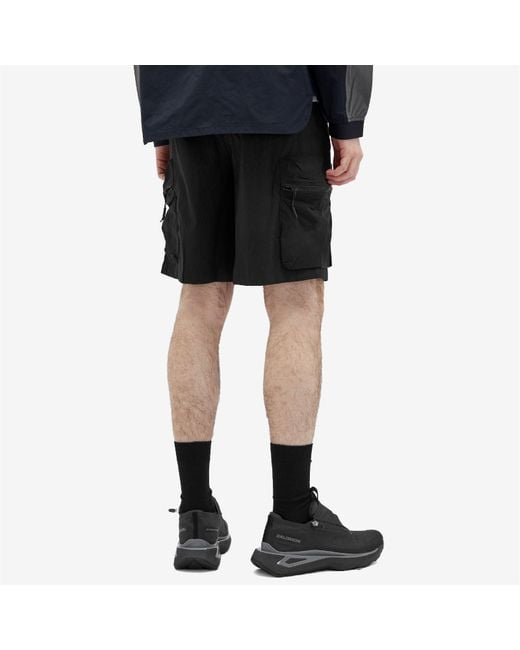 Rains Black Tomar Shorts for men