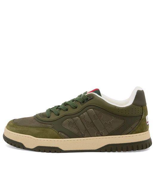 Gucci Green Re-Web Sneaker, Nylon for men