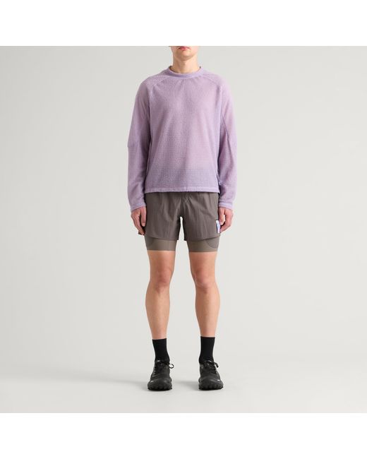 Satisfy Gray Rippy Cordura 8" Shorts for men