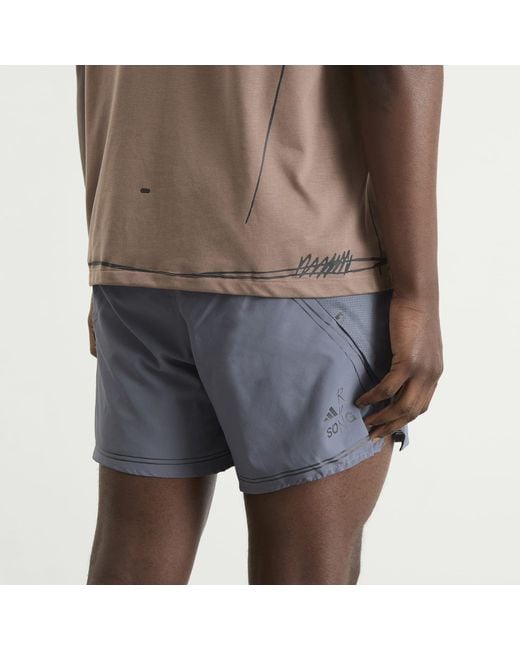 Adidas Gray X Song For The Mute Running Shorts for men