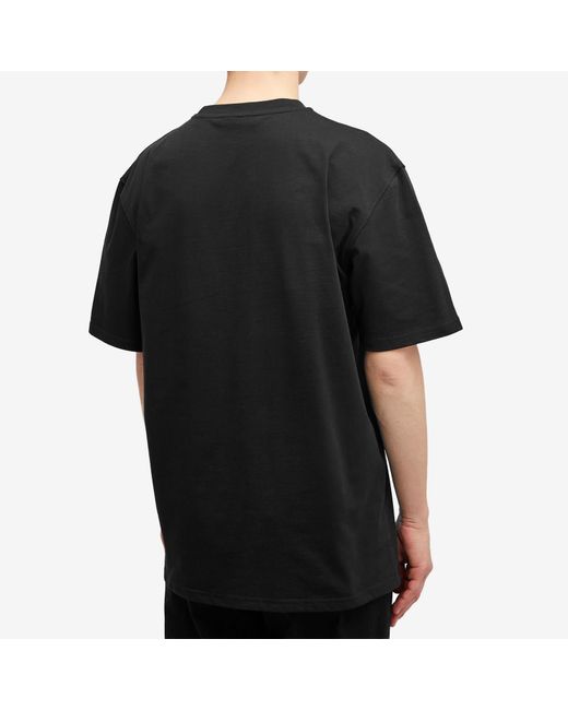 Han Kjobenhavn Black Hk Logo Boxy T-Shirt for men