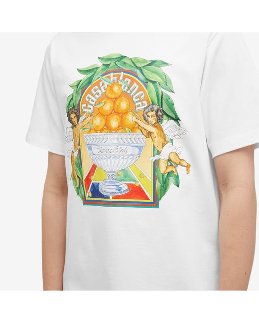 Casablancabrand White Triomphe D' T-Shirt for men