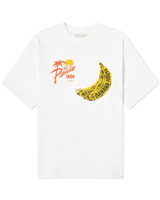 ALÉMAIS White Alémais Banana T-Shirt