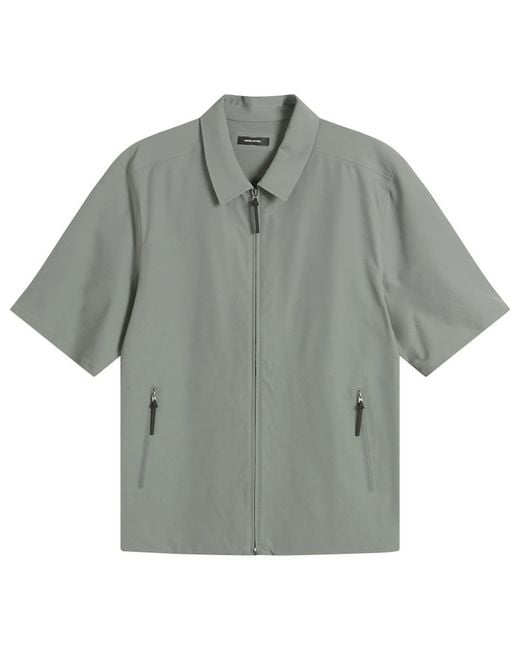 Hiking Patrol Gray Edge Lt Softshell Technical Short Sleeve Shirt for men