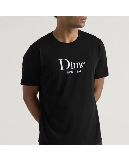 Dime Black Classic Mtl T-Shirt for men