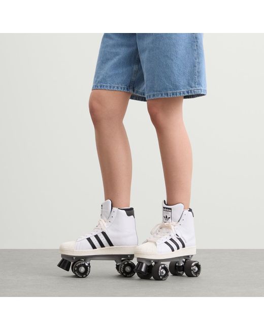 Adidas White Superstar 82 Skate Sneaker