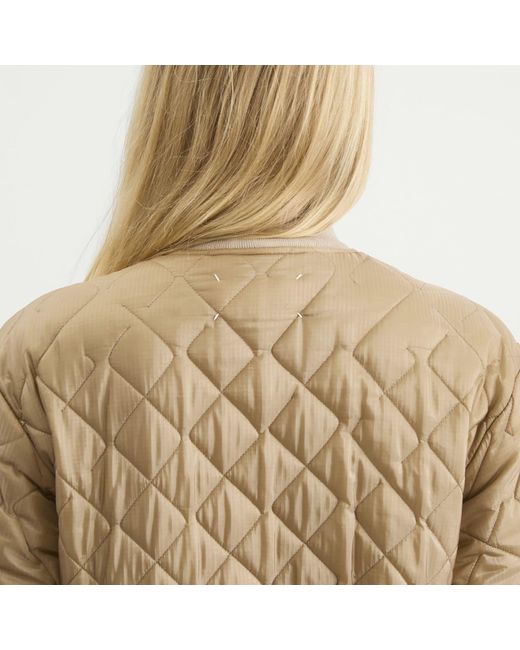 Maison Margiela Brown Quilted Jacket