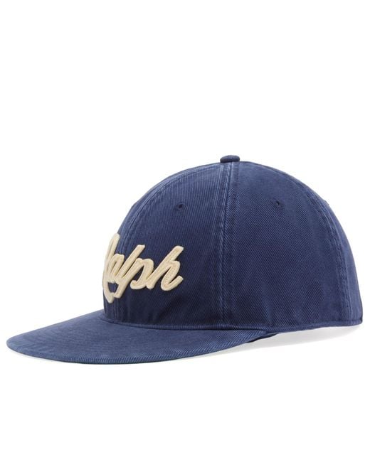 Polo Ralph Lauren Blue Authentic Baseball Cap for men