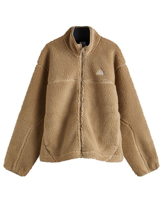 Nike Brown Apparel Acg Canwell Glacier Windproof Jacket for men