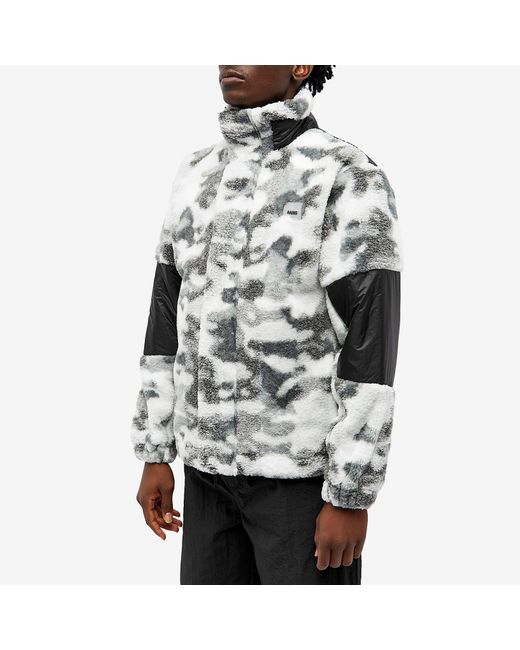 Rains Gray Kofu Fleece Jacket for men