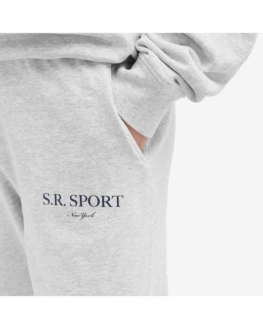 Sporty & Rich White Sr Sport Sweat Pants