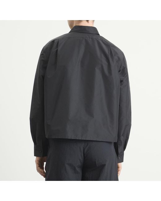 Jil Sander Black Nylon Shirt Jacket for men