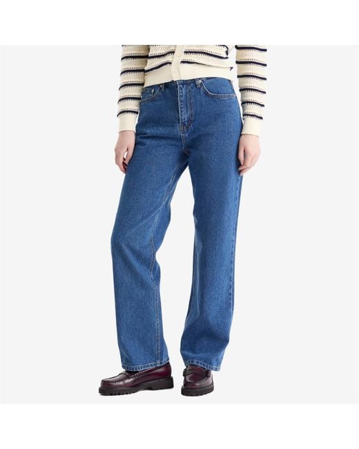 DUNST Blue Loose Fit Jeans