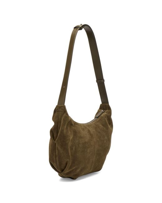 NOTHING WRITTEN Metallic Ht Suede Shoulder Bag