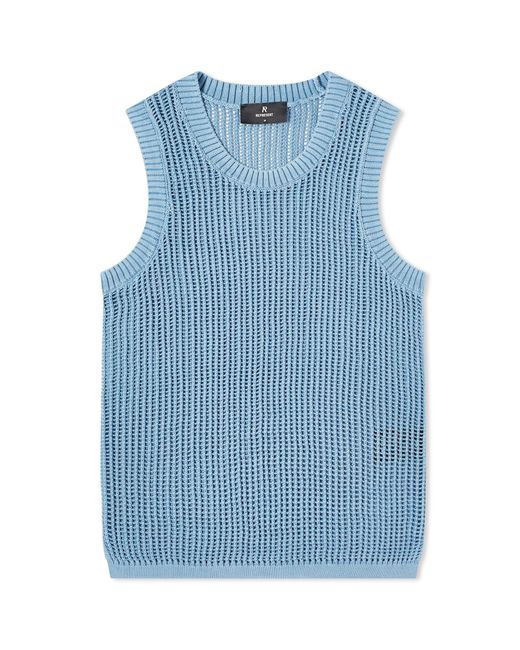 Represent Blue Washed Knitted Vest for men