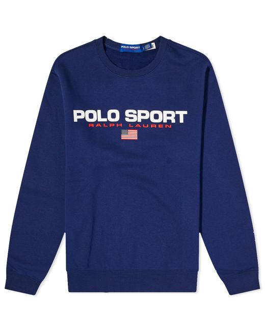 Polo Ralph Lauren Blue Polo Sport Crew Sweat for men