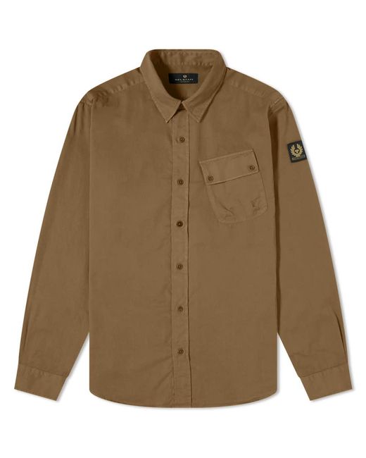 Belstaff Green Pitch Cord Shirt for men