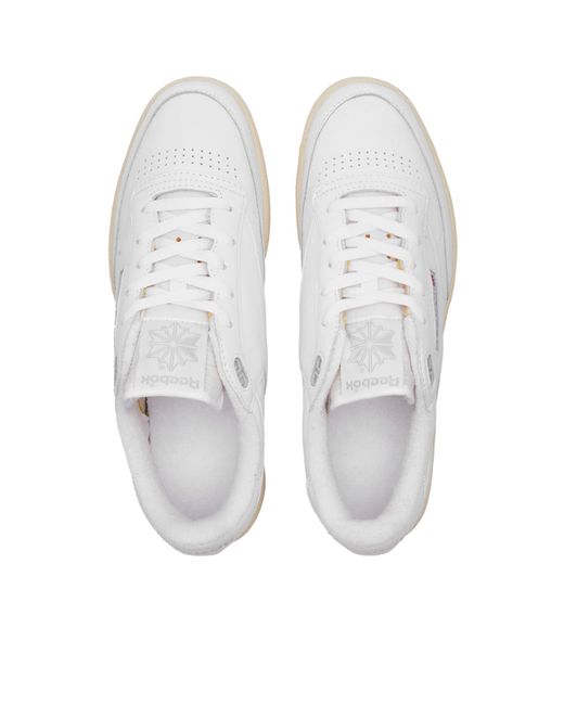 Reebok White Club C 85 Vintage Sneakers for men