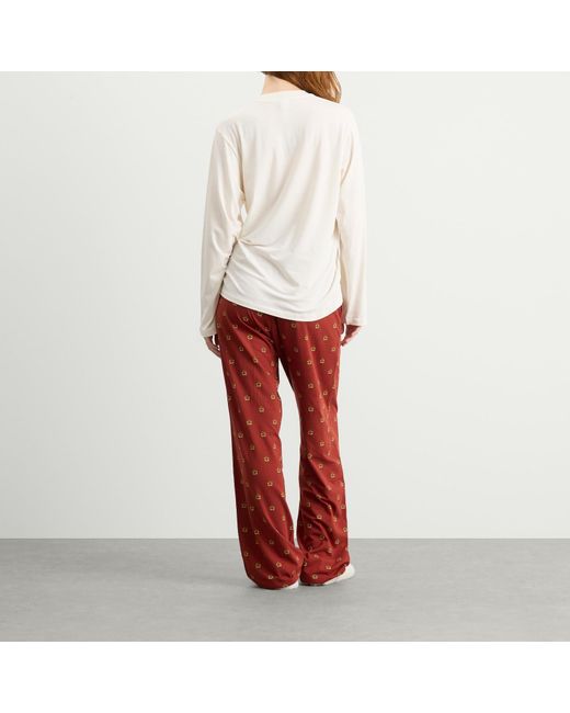 Skims Red X Cpfm Boyfriend Long Sleeve & Pant Set